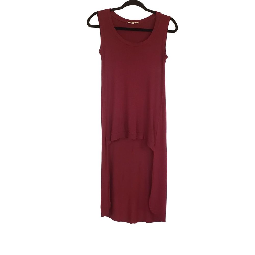 Indigo‎ thread co Top size XS hi low tunic red
